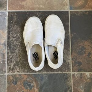Slip on white Vans